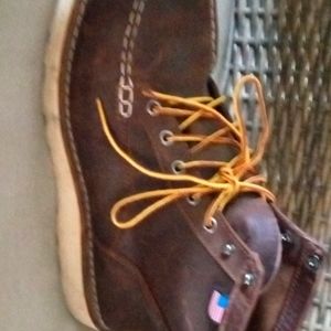 DANNER MEN'S BULL RUN MOC TOE 6" WORK BOOTS